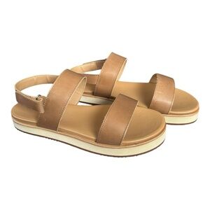 Nisolo Brown Leather Strap Sandals
